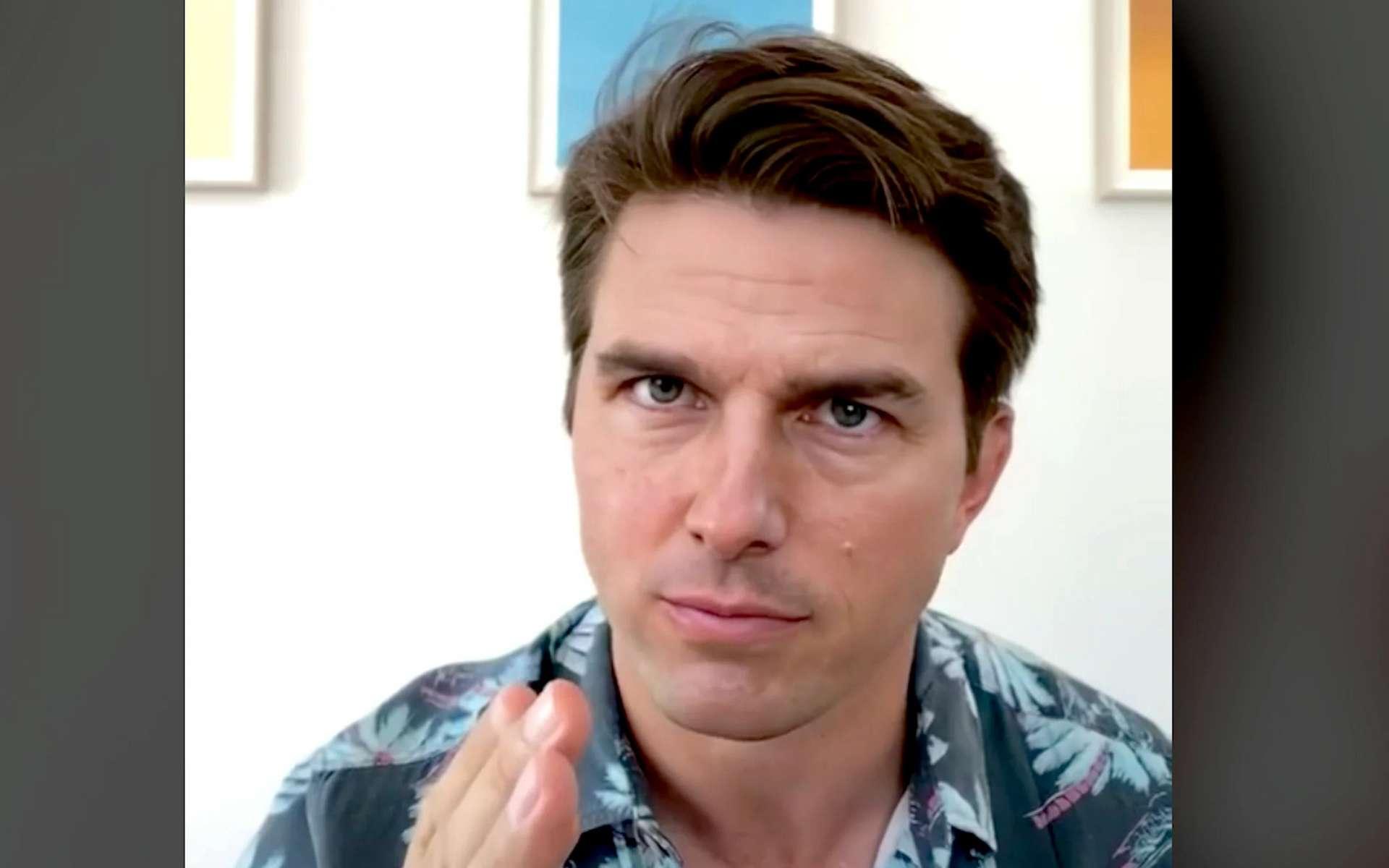 A rendering of Tom Cruise featured in a fraudulent deepfake video.