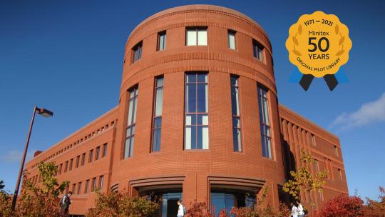 A photo of the Kathryn A. Martin Library at University of Minnesota Duluth.