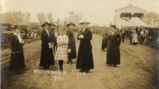 Suffragettes at the Watonwan County Fair