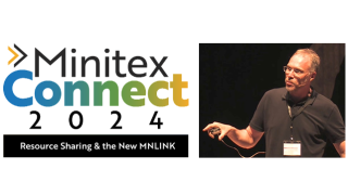 Sebastian Hammer and Minitex Connect 2024 logo