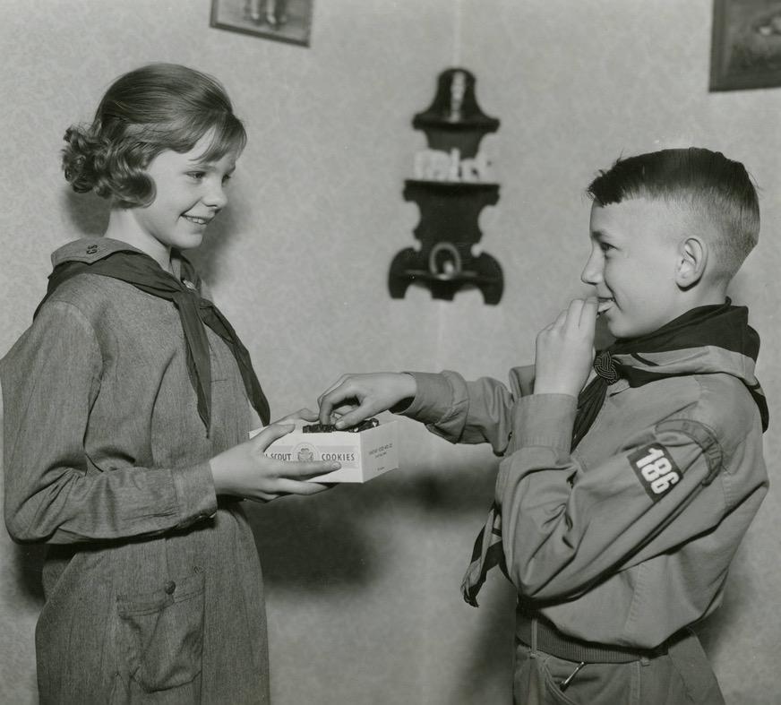 Girl Scout and Boy Scout