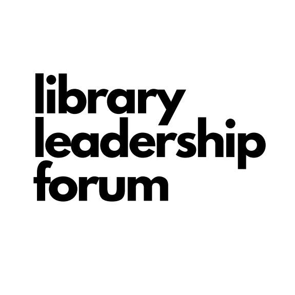 The wordmark and logo of the Library Leadership Forum.